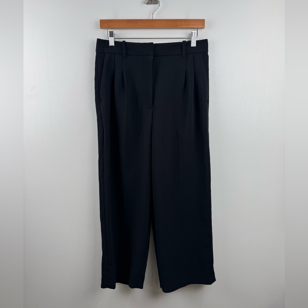 Aritzia Black Wide-Leg Pants